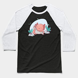 Ajolote Hand Drawn Baseball T-Shirt